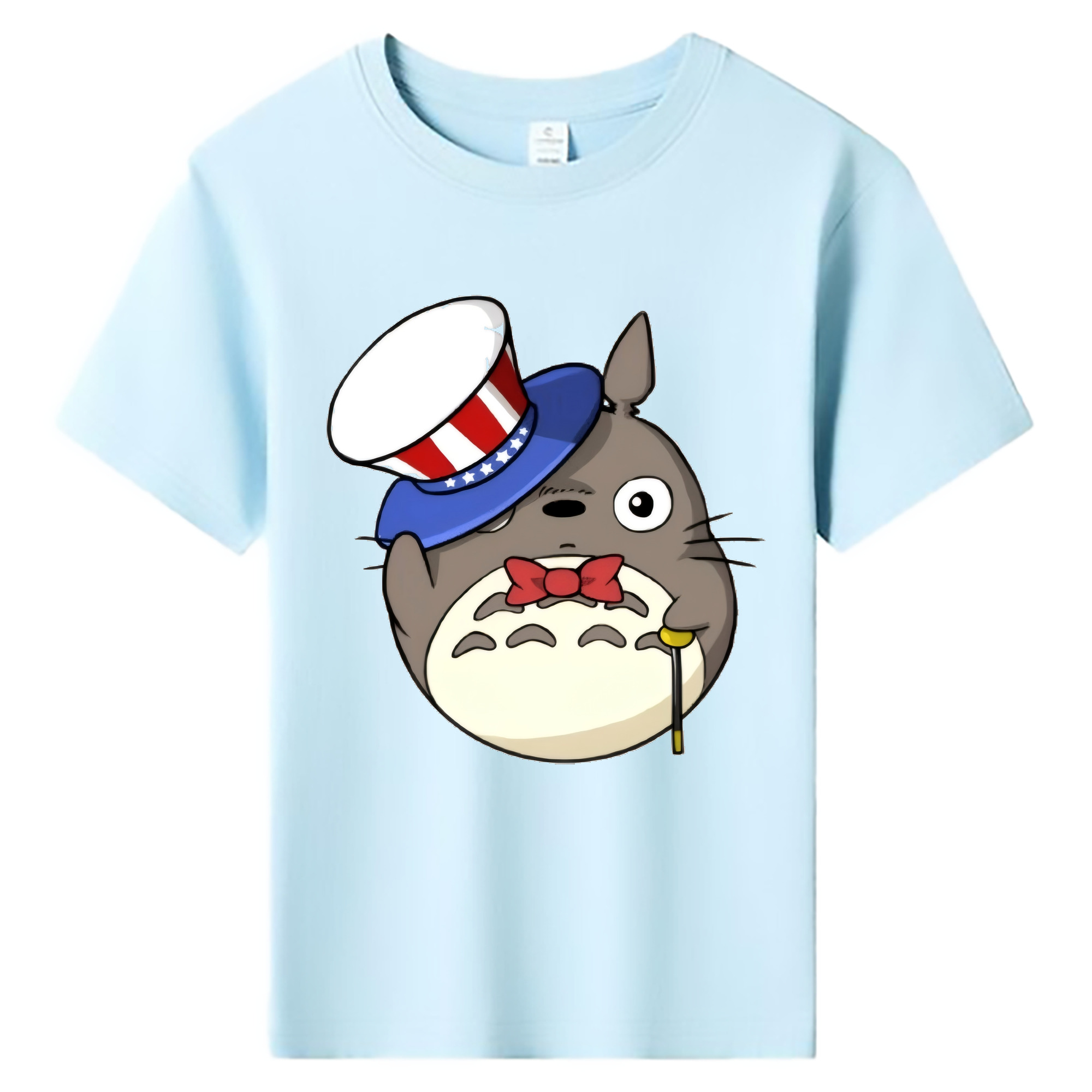 （画像用） となりのトトロ 草壁メイ 草壁サツキ My Neighbor Totoro Satsuki Kusakabe Mei Kusakabe 綿100％キッズTシャツ（フロントプリント）